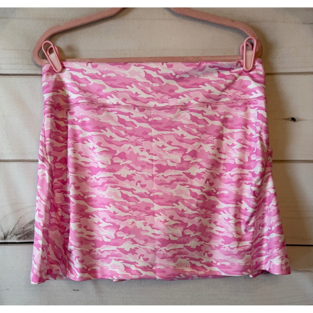 Greg Norman PlayDry Pink Camo Golf Skort Women Medium NWT Tennis Skirt
